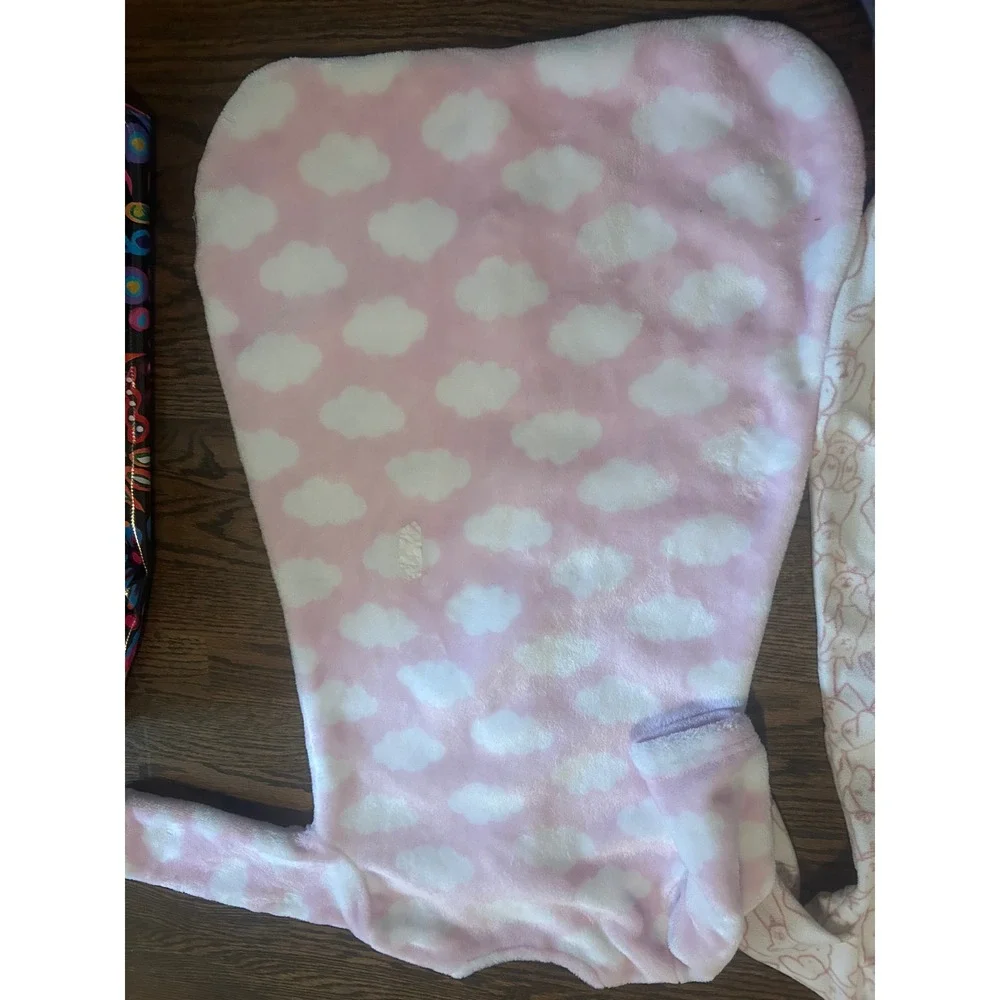 Carter's Hudson Baby Fleece Sleep Sack‎ Bundle Giraffe Dog Cloud Pink White 0-6M